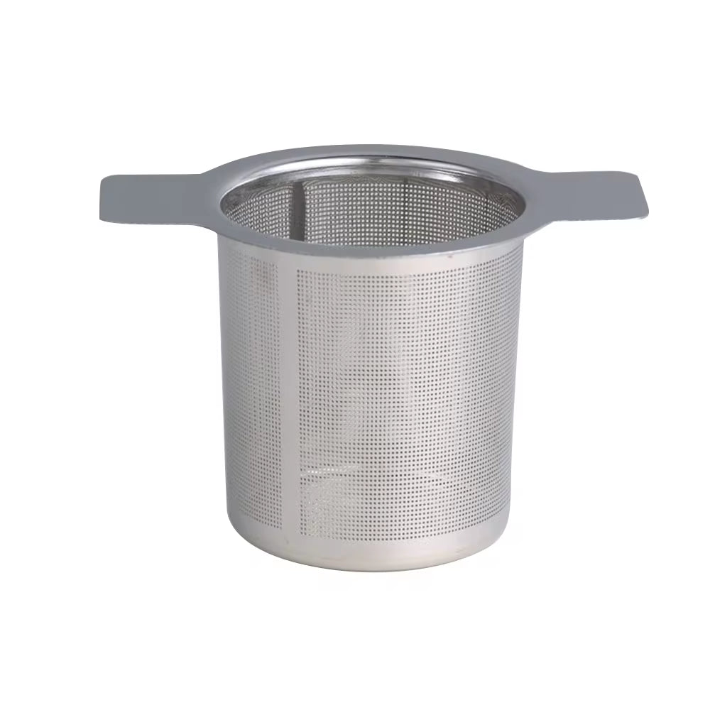 High Quality with Cover Tea Infuser Stainless Steel Coffee Tea Strainer Grid Binaural Net Leak Tea Mesh Tea Filter Tea Accessory