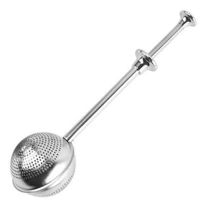 Kitchen Metal Reusable Tea Infuser Stainless Steel Mesh Tea Strainer Tea Bag Tea Ball with Long Handle Tea Strainer Mug Teapot