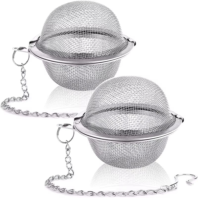 Tea Infuser Stainless Steel Mesh Tea Ball Tea Strainers Tea Infuser Strainer Filters for Loose Tea Herbal Spices JT148