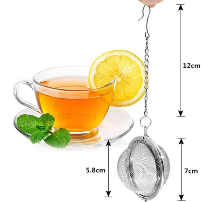 Tea Infuser Stainless Steel Mesh Tea Ball Tea Strainers Tea Infuser Strainer Filters for Loose Tea Herbal Spices JT148