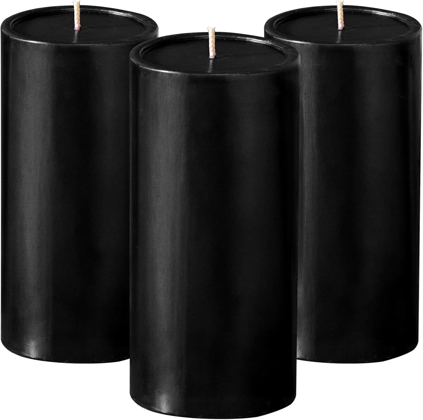 Pillar Candles Set of 3, Smooth Texture, 