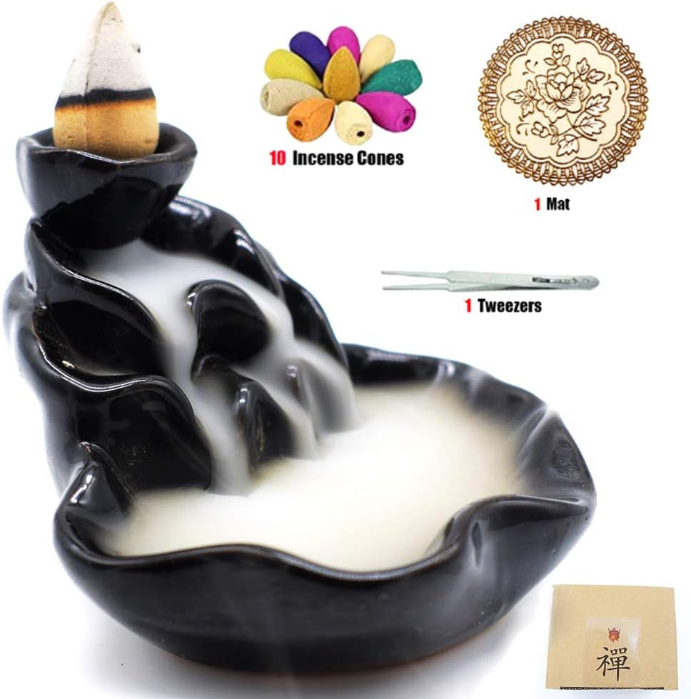 Ceramic Backflow Incense Holder